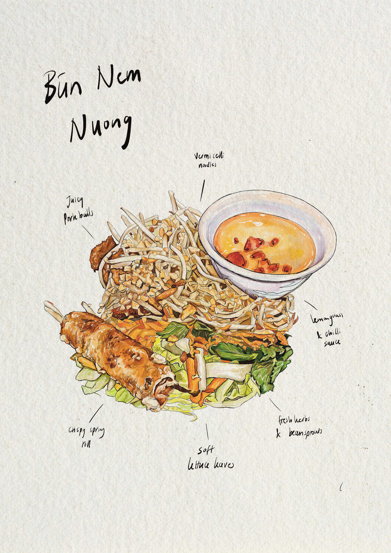 Bún Nem Nuong - Pho, Glasgow (Brand Invite).