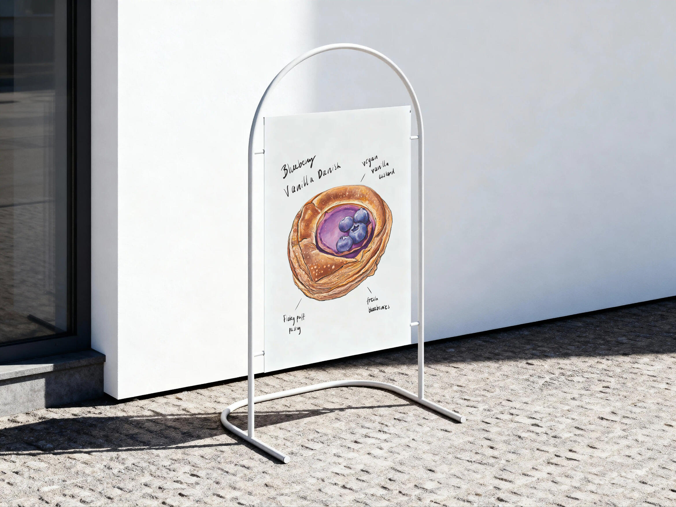 Blueberry Danish, Monthly Specials - Outdoor Signage